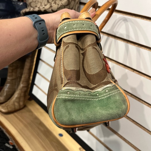 Coach Hampton Sea Life patchwork satchel - Picture 9 of 14